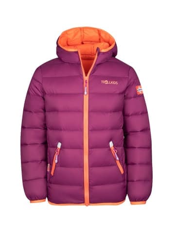 Trollkids Jacke "Dovrefjell" in Maulbeere/Pfirsich