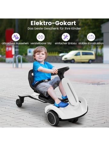 COSTWAY 6V Gokart Elektro in Weiß