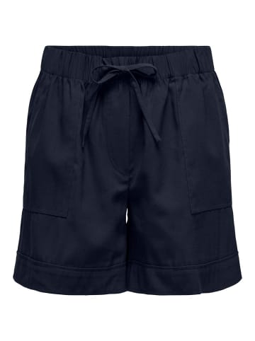 JACQUELINE de YONG Shorts elastische Taille Kordelzug Seitentaschen bequem in Navy