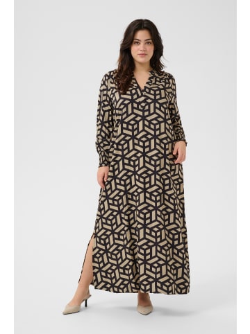KAFFE curve Kleid KCverona in Elephant Skin Black Graphic L
