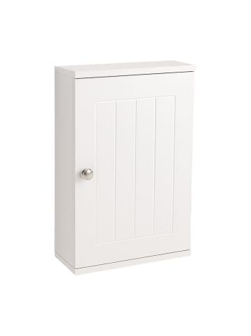 relaxdays Hängeschrank in Weiß - (B)30 x (H)50 x (T)15 cm