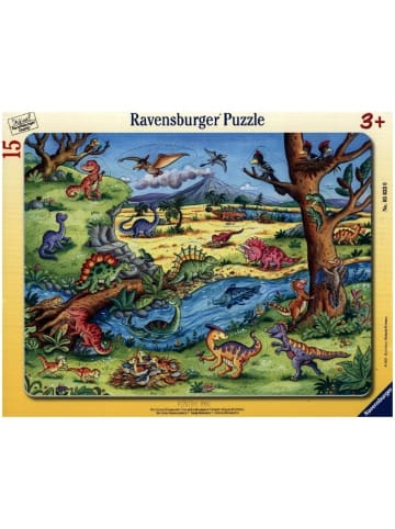Ravensburger Ravensburger Kinderpuzzle - Die kleinen Dinosaurier - 8-17 Teile Rahmenpuzzle...