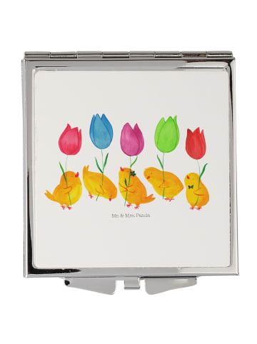 Mr. & Mrs. Panda Klappbarer Spiegel Küken Parade ohne Spruch in Weiß