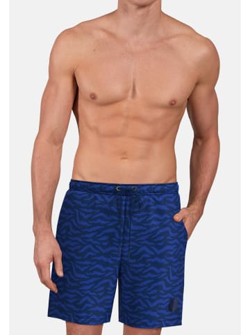 CECEBA Badehose Naas in blau-mittel-Allover