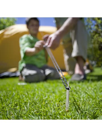 relaxdays 24x Zeltheringe in Silber