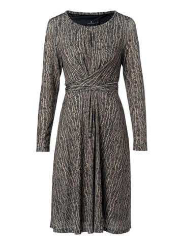 Mart Visser Maddie Kleid mit Print Schwarz / Taupe