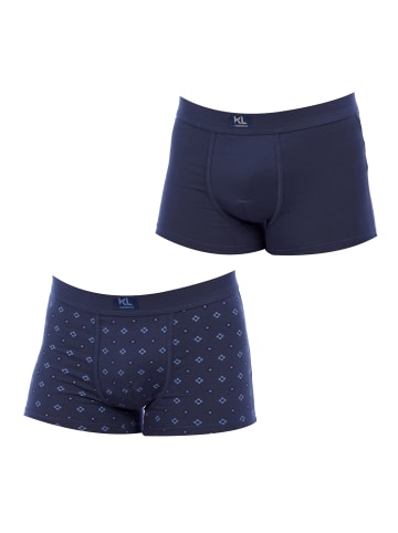 Kisses and Love 2er-Set: Boxershorts in Blue