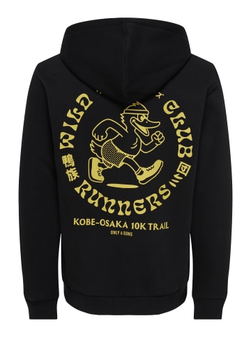 ONLY & SONS Kapuzenpullover in Black