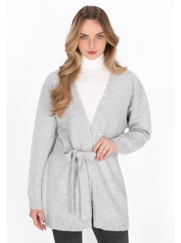 DreiMaster Women Cardigan in grey melange