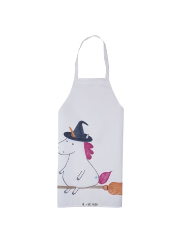 Mr. & Mrs. Panda Küchenschürze Einhorn Hexe ohne Spruch in Weiß