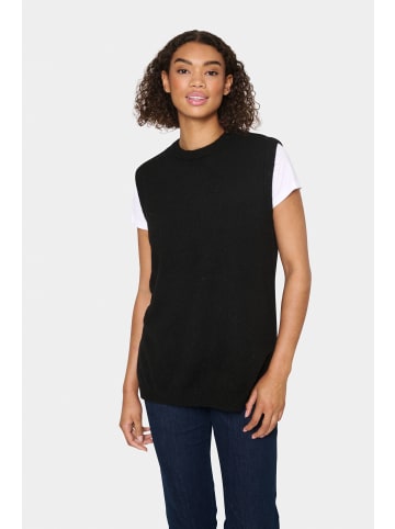 SAINT TROPEZ Weste ZanettSZ Gerade Passform in Black