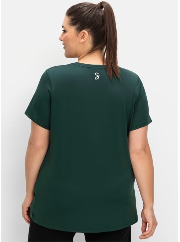 sheego Funktionsshirt in tiefgrün