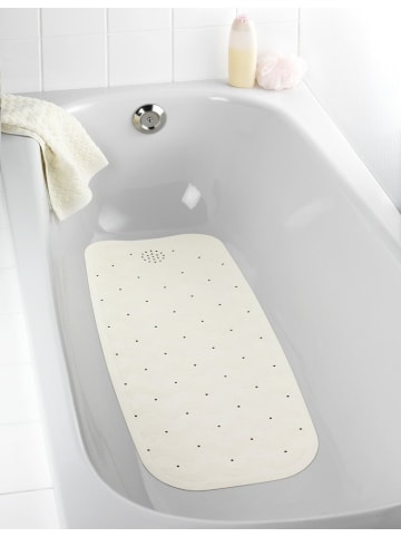 Maximex Rutschfeste Badewannenmatte NATUAL RUBBER in Beige, (B) 37 x (L) 90 cm