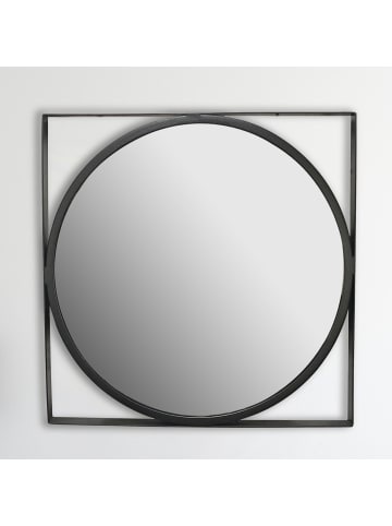 KADIMA DESIGN Wandspiegel 54x54 cm Metall Design Hängespiegel , Eisen
