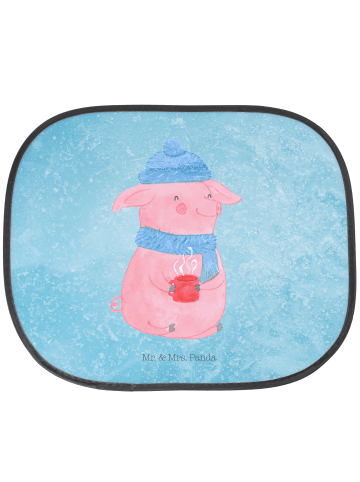 Mr. & Mrs. Panda auto hitzeschutz Schweinchen Glühwein ohne Spruch in Eisblau