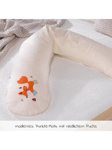 Theraline Stillkissen Das Original mit Mikroperlen-Füllung in beige,motiv