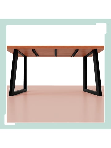 relaxdays 3 x Gratleiste in Schwarz - 60 cm