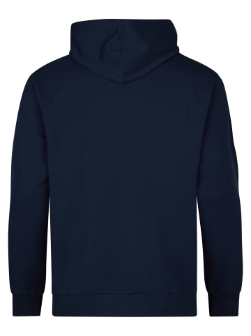 Petrol Industries Baumwoll-Hoodie in großen Größen steelview in Blau