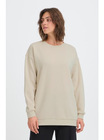 Oxmo Rundhalspullover OXHillary in Beige