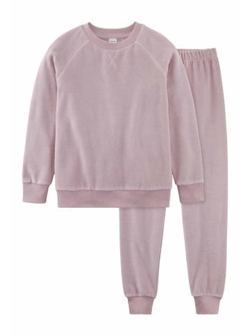 Hessnatur Frottee Pyjama Relaxed in mattrosa