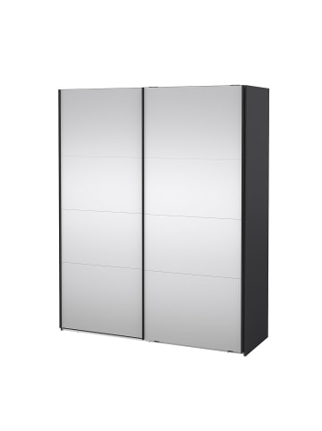 ebuy24 Schiebetürenschrank Catania (2-türig) Grau 179 x 67 cm