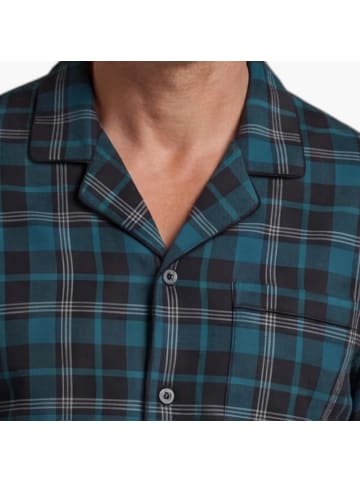 NORMANN Single-Jersey Schlafanzug in anthrazit
