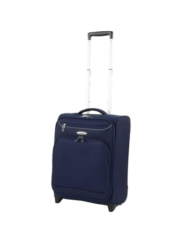 D&N Travel Line 6404 - 2-Rollen-Trolley S 49 cm in blau