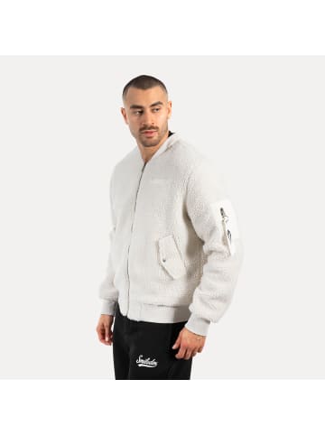 SMILODOX Teddy Bomberjacke Ferell in Creme