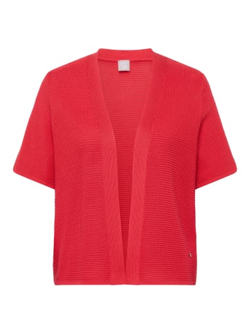 Rabe Strickjacke in Koralle