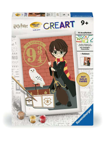 Ravensburger Malprodukte CreArt, Malen nach Zahlen Kinder Harry Potter - Abfahrt nach Hogwarts Malen nach Zahlen Kinder Ab 9 Jahre in bunt