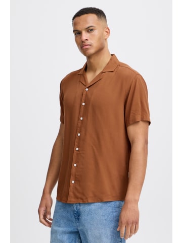 BLEND Kurzarmhemd BHShirt in Braun