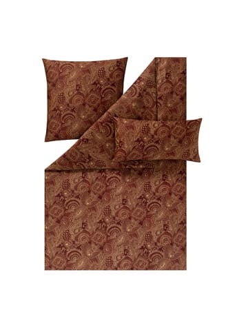 Estella Bettwäsche Mako-Satin Coletta in bordeaux