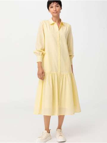Hessnatur Midikleid in strohgelb