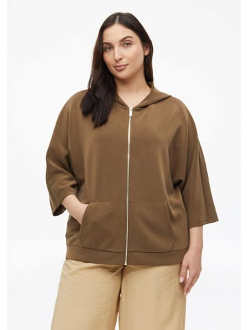 s.Oliver Sweatshirt Jacke in 8918_dunkelbraun