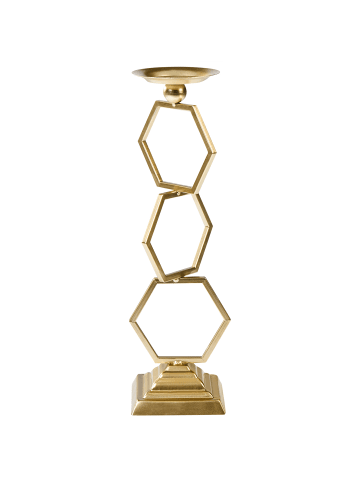 Beliani Kerzenständer ARDEE in Gold - (W) 12 x (H) 44 x (L) 12 cm