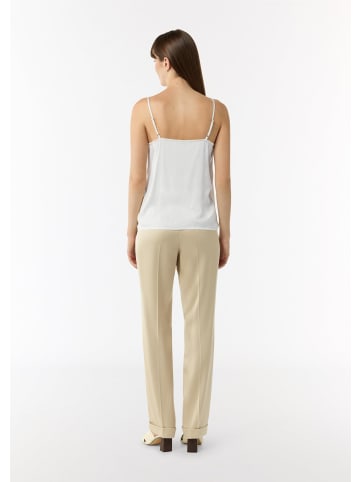 comma Bluse in 0120_weiß