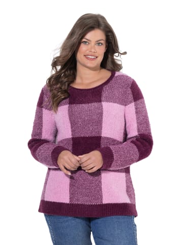 LAURASØN Pullover in pflaume