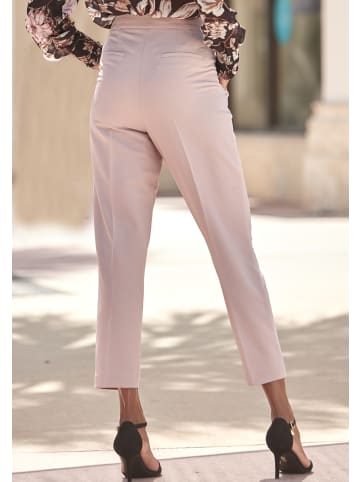 LASCANA Bügelfaltenhose in mauve