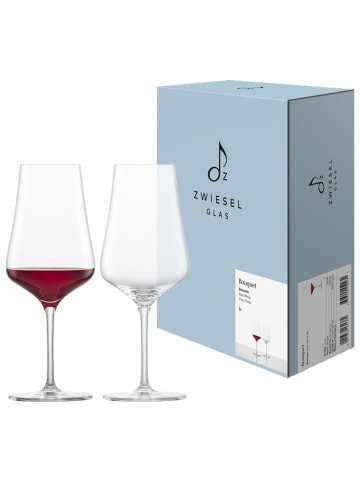 Zwiesel Glas 2er Set Beaujolais Rotweingläser Bouquet in 486 ml in transparent