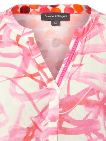 Franco Callegari Bluse in ecru rosa - 0006
