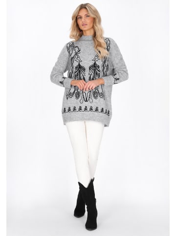 VIRITA Women Sweater in Light Grey
