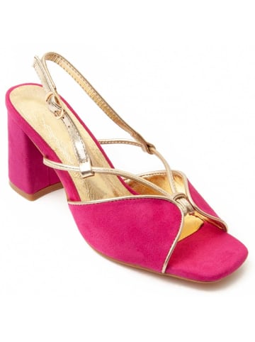 Montevita Sandalen mit Absatz, Größe 6, in Rosa