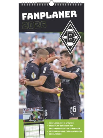 TeNeues Calendars & Stationery Kalender - N Neumann - Borussia Mönchengladbach 2026 - Fanplaner 22x45 cm