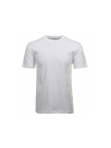 Ragman Rundhals T-Shirt für Herren in weiß