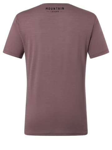 super.natural Merino T-Shirt in rot-orange