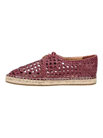 Halbschuhe Rot/Beige