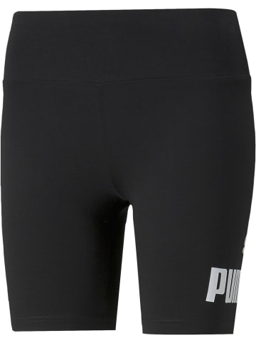 Puma Leggings "ESS 7" Logo Short Leggings" in Schwarz