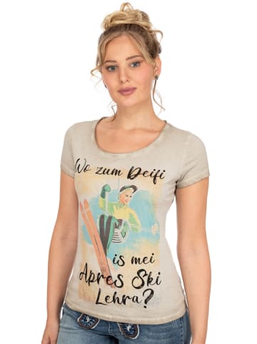 Hangowear T-Shirt APRES-SKI in grau