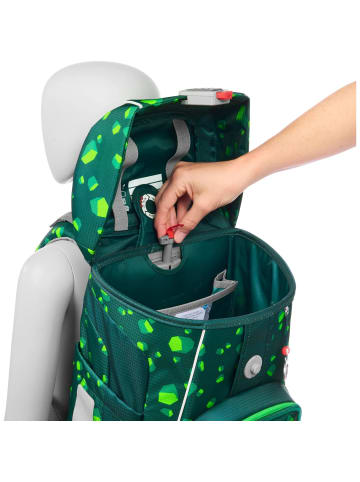 Step by Step FIT Schulranzen-Set Dino Targo 5-tlg. in grün