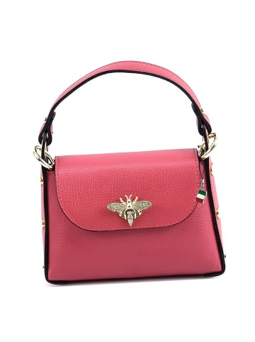 Florence Leder Umhängetasche Florence Tasche rot ca. 19cm